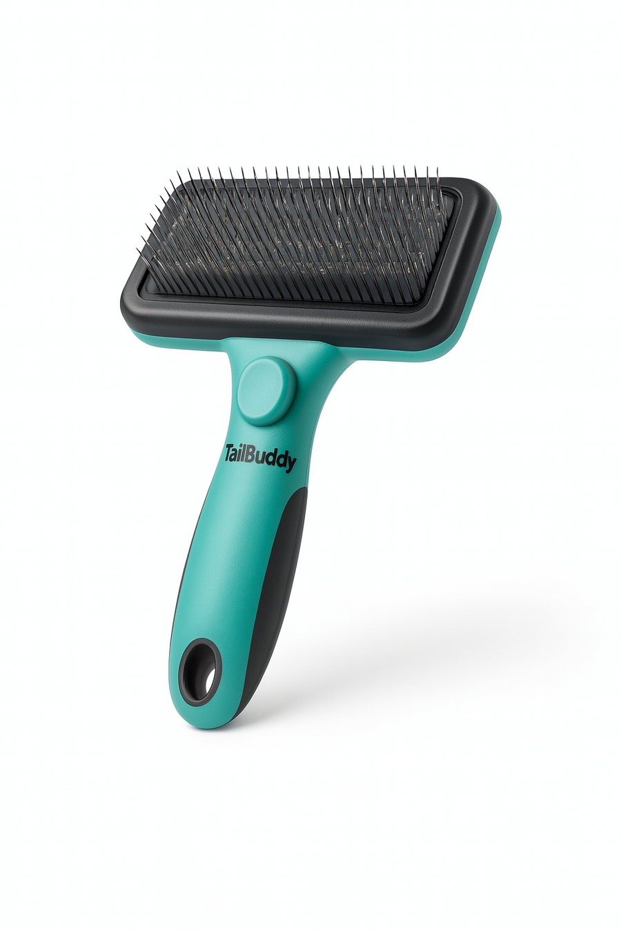 Perie Slicker cu Auto-Curățare TailBuddy™ (Hertzko) – pentru câini cu blană medie/lungă